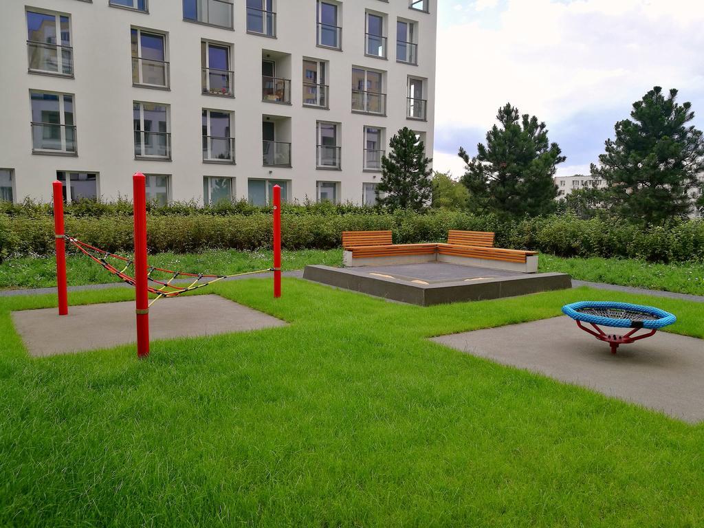 Gama Appartement Warschau Buitenkant foto